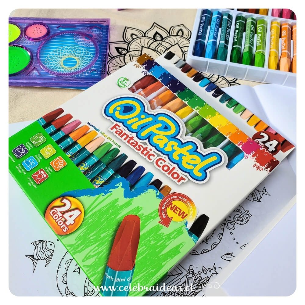 Set de 24 Lápices de Cera Pastel – Colores vivos para pintar - Imagen 3