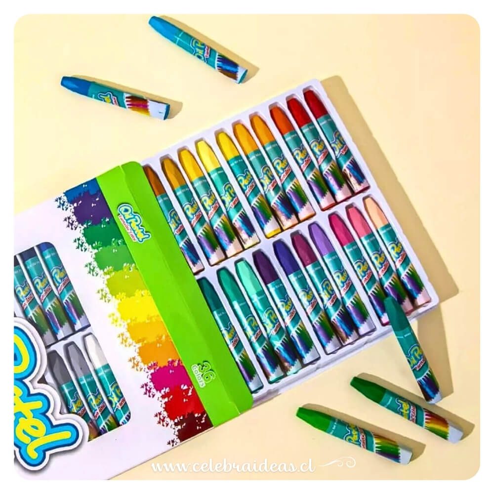 Set de 24 Lápices de Cera Pastel – Colores vivos para pintar - Imagen 4