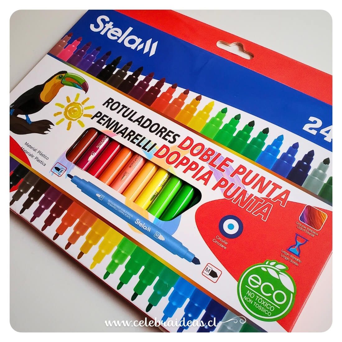 Marcadores Doble Punta Stelam – Set de 24 Colores - Imagen 4