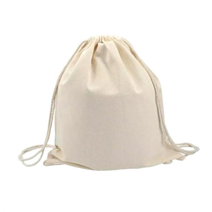 Mochila Bolsa 100% Algodón Eco. 42x38 cm