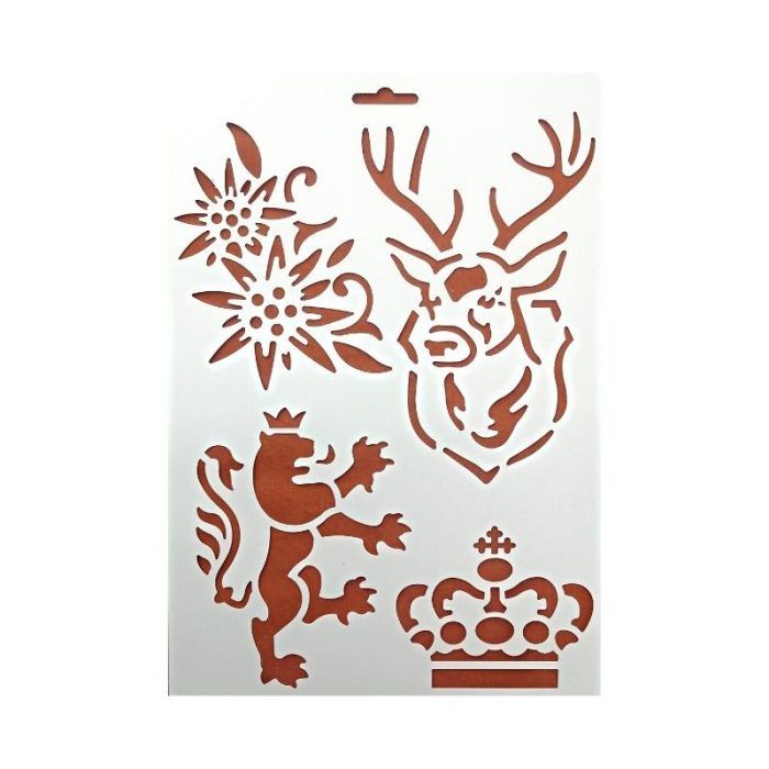 Plantilla de Figuras 31x21cm - Plantilla Stencil