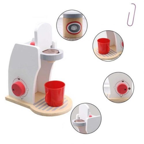 Cafetera De Madera Dantoy Con Accesorios | Juego De Rol Para Niños +3 Años, Ideal Para Guarderías