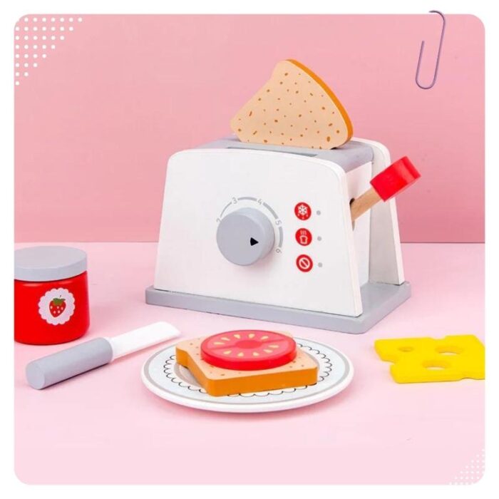 Tostadora De Juguete Small Foot - Madera, Con Función Pop-up, Para Niños +3 Años