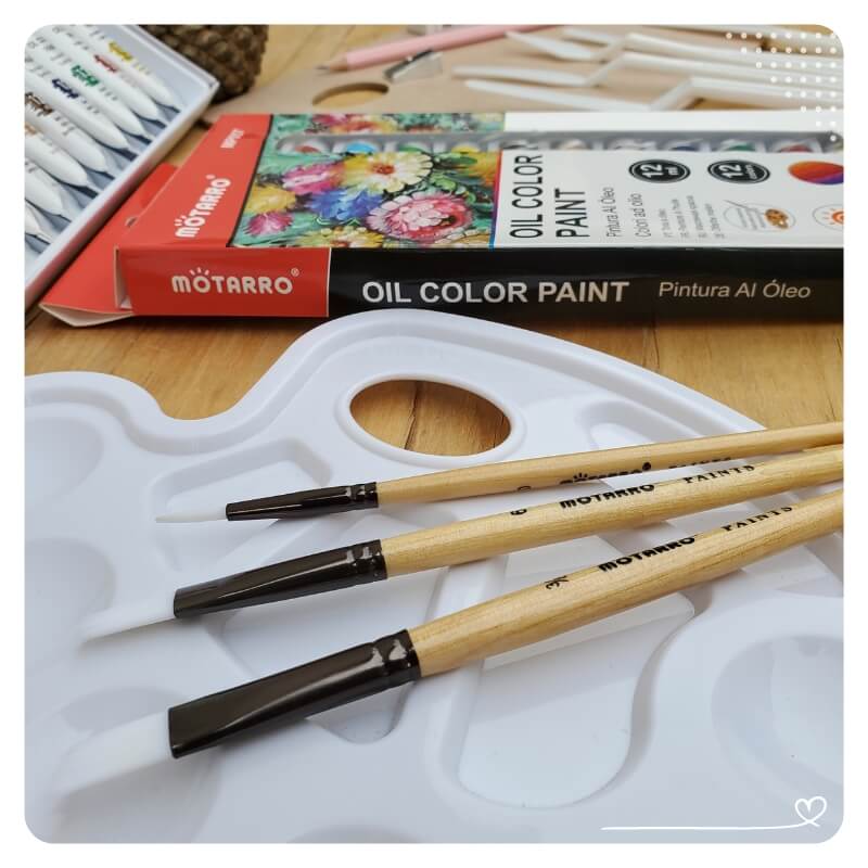 Kit de Arte con Pinturas al Óleo - Set de Pinturas 26 Pcs. - Imagen 4