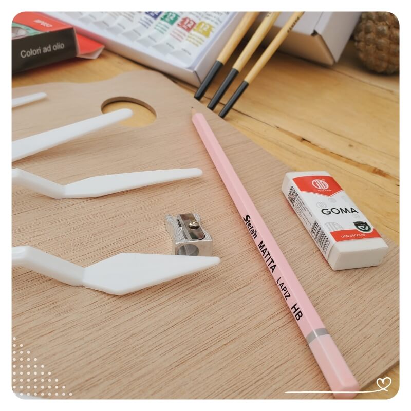 Kit de Arte con Pinturas al Óleo - Set de Pinturas 26 Pcs. - Imagen 10