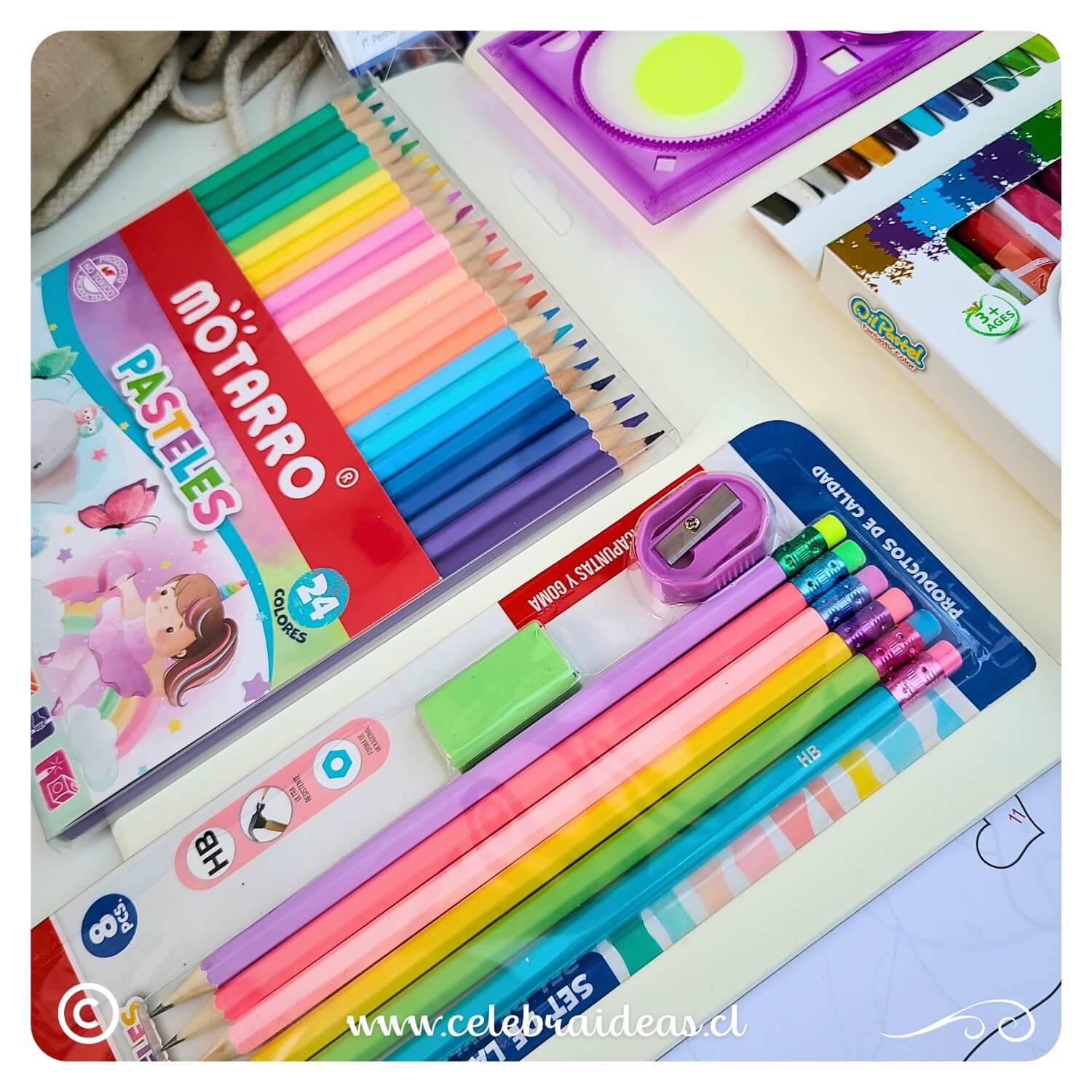 Set kit de Arte de Dibujo y Para Colorear full lápices 100 PCS - Imagen 12