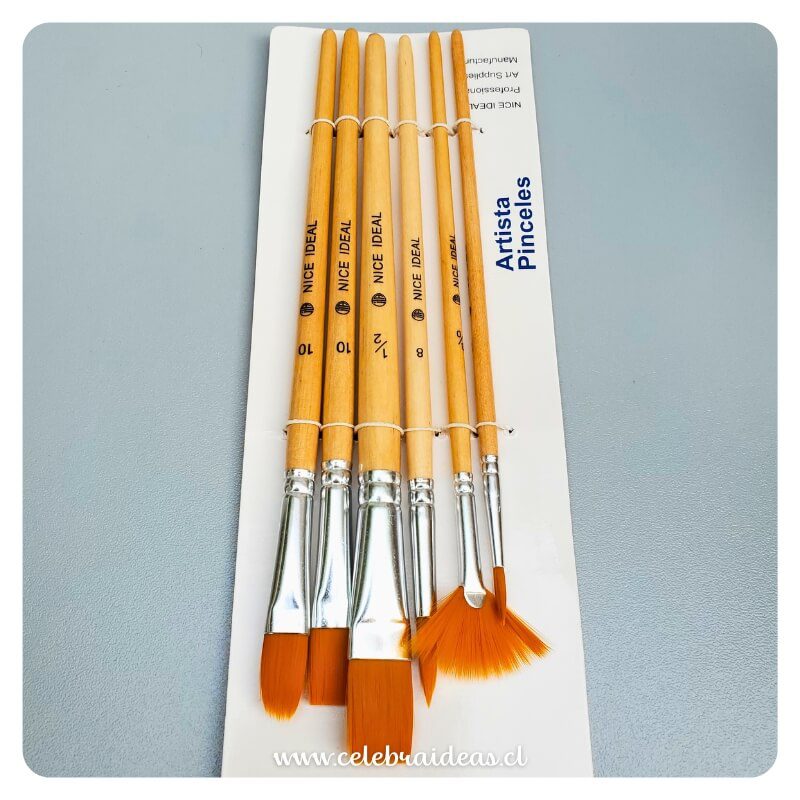 Pinceles Pintura Acrilica NEWKYLIE Set Brochas Y Pinceles Para