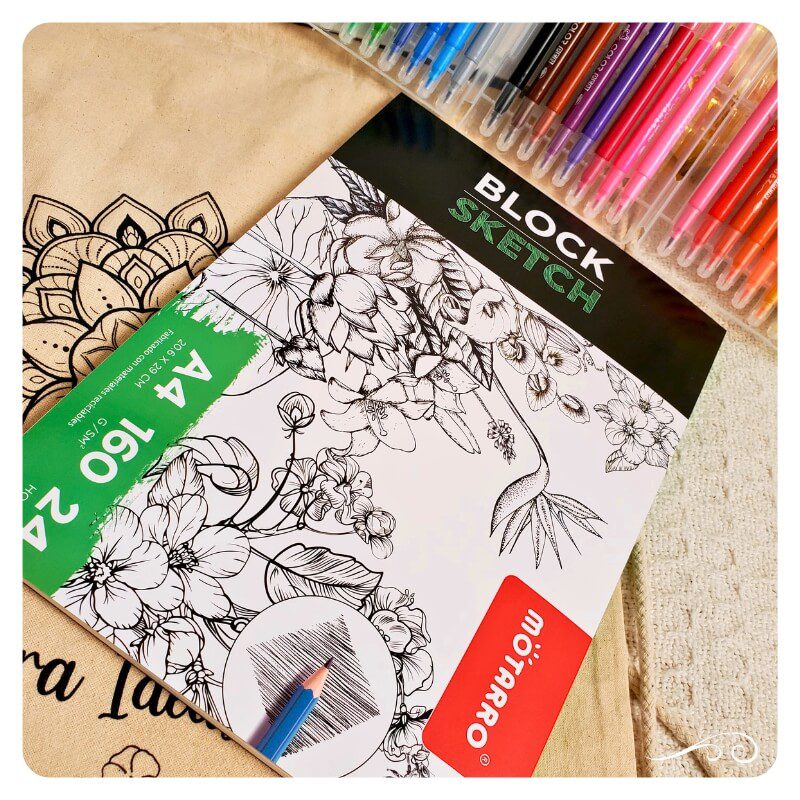 Set de arte dibujo para pintar y Colorear con mandalas 76 Piezas - Imagen 4