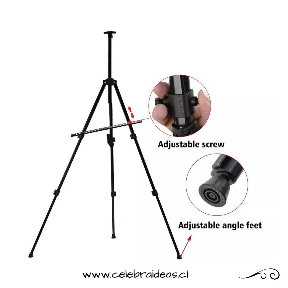 Atril Caballete metálico regulable 1,60cm - Imagen 3