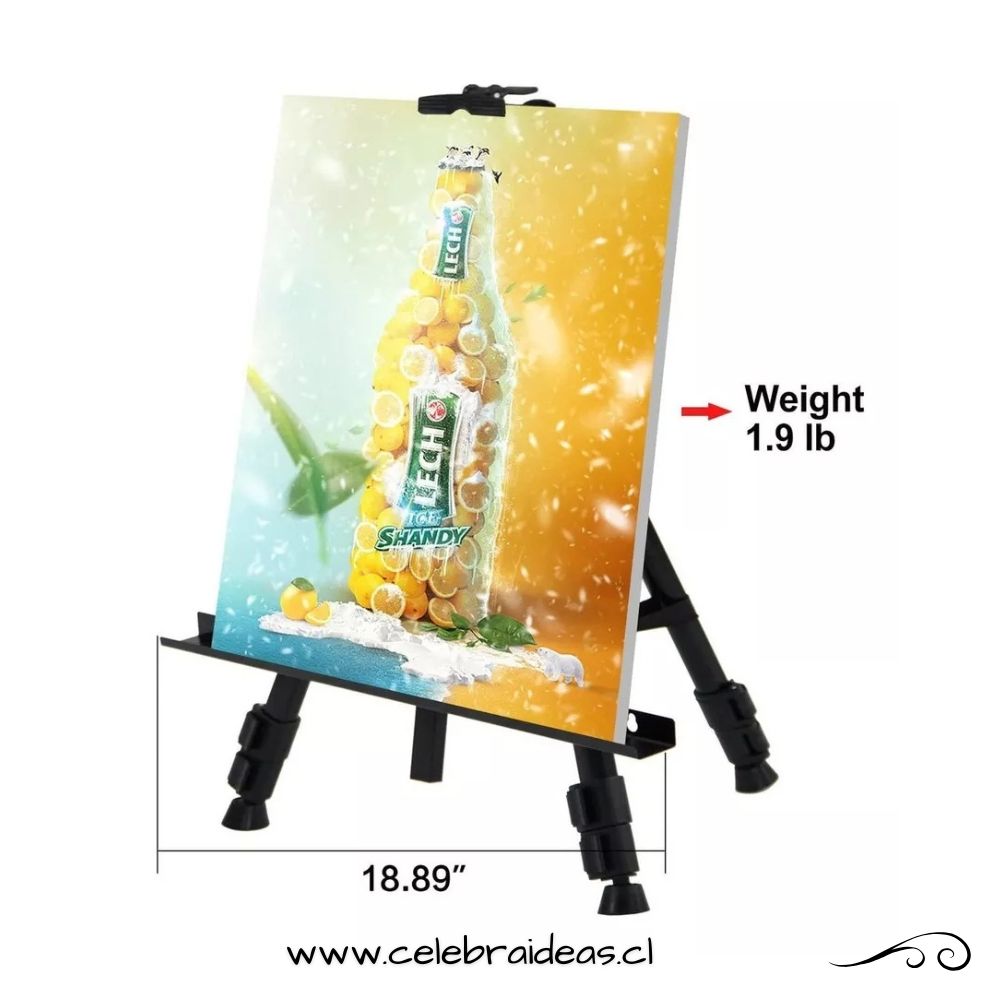 Atril Caballete metálico regulable 1,60cm - Imagen 4