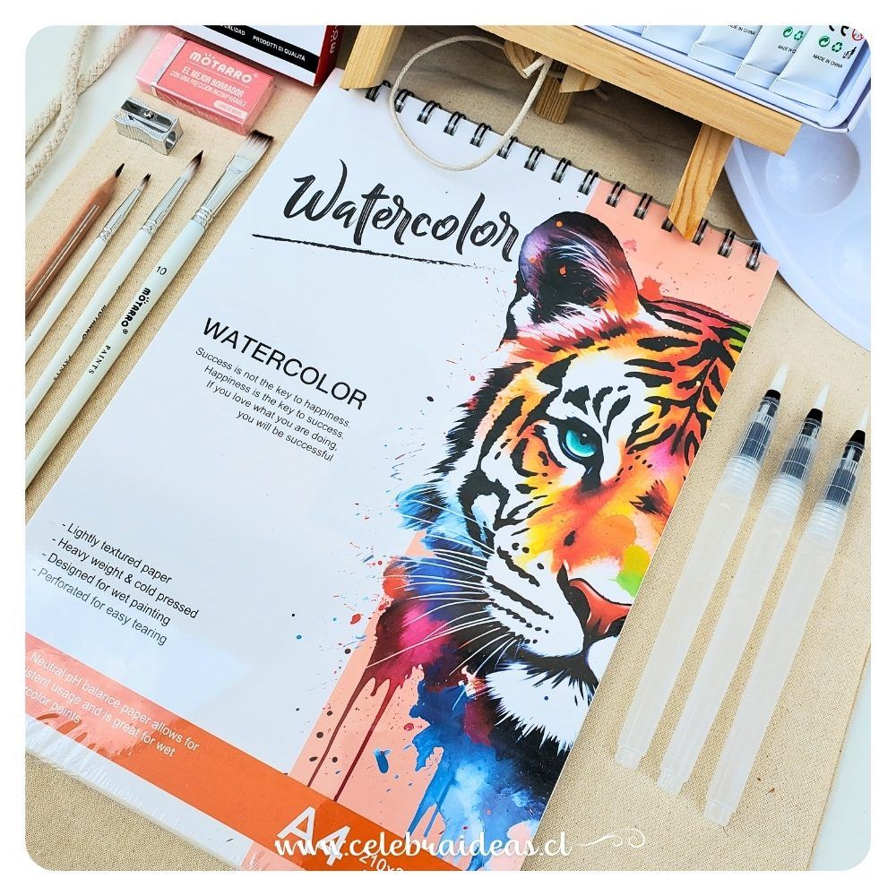 Croquera Artística para Acuarela A4 – Block 24 Hojas 160 grs. - Imagen 4