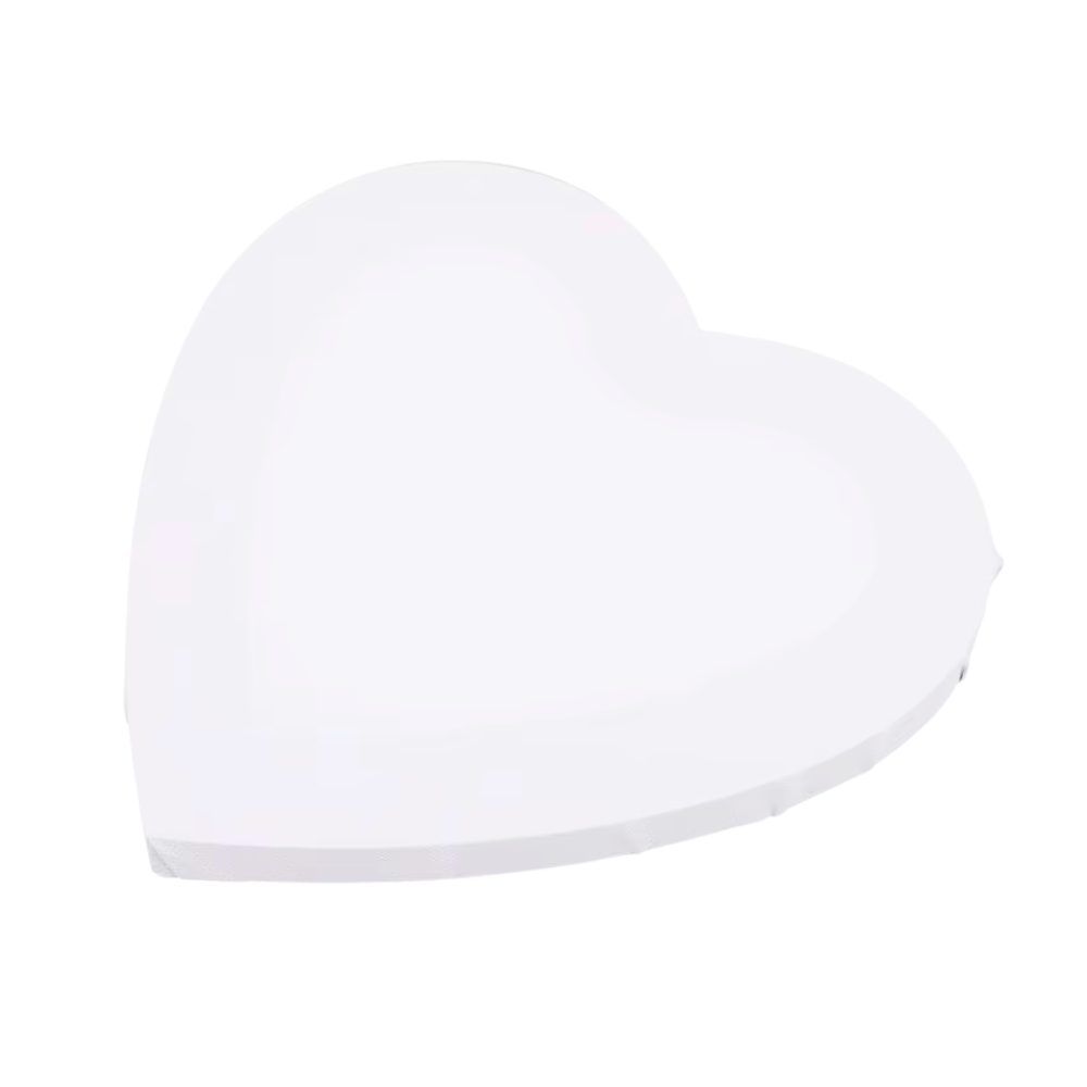 Bastidor Corazón 20 cm para Pintar – Tela de Algodón para Acrílico y Óleo - Imagen 4