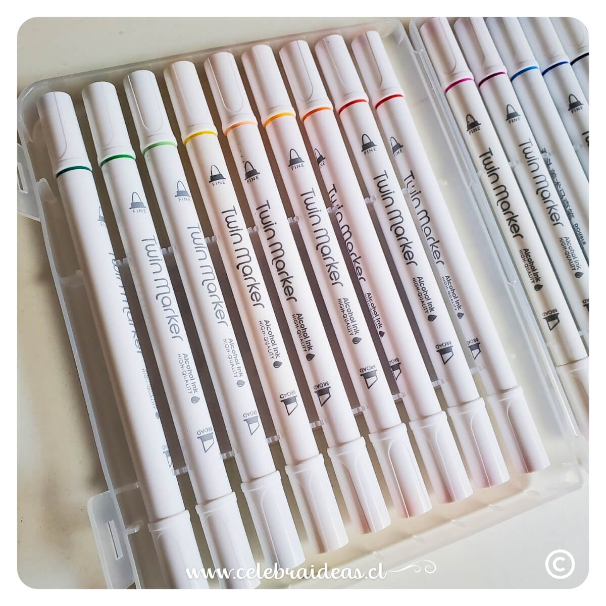 Marcadores doble punta 18 colores para arte y manualidades - Imagen 5