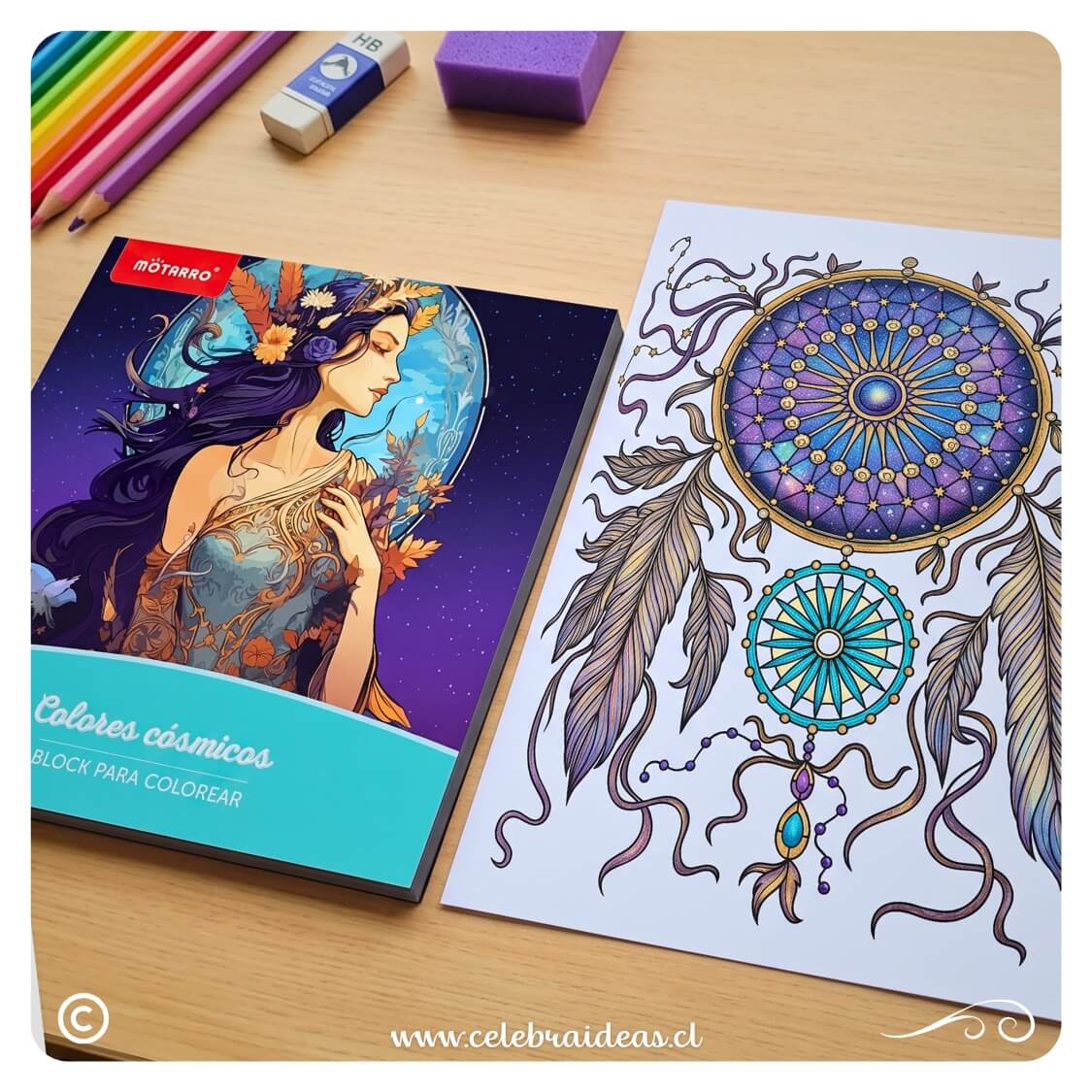 Set de Arte para Dibujar y Colorear Mandalas - Imagen 7